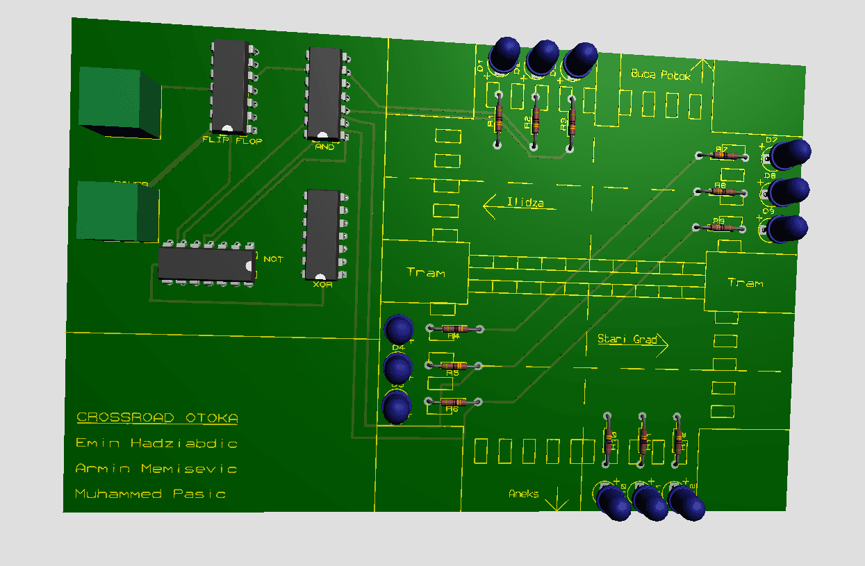 Crossroad Trafficlight System